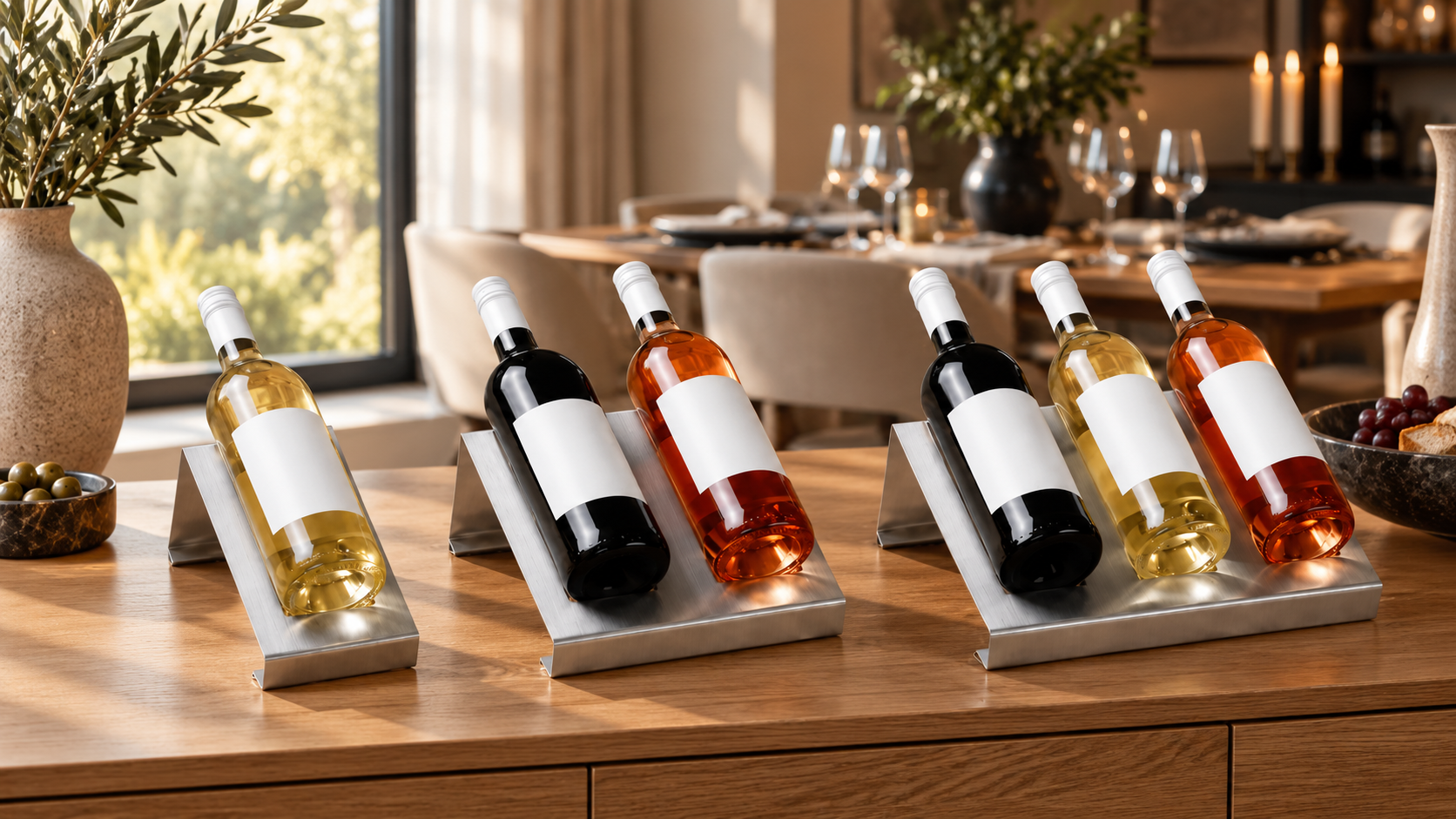 Wein stilvoll präsentieren: Weinhalter für 1, 2 oder 3 Flaschen im Vergleich