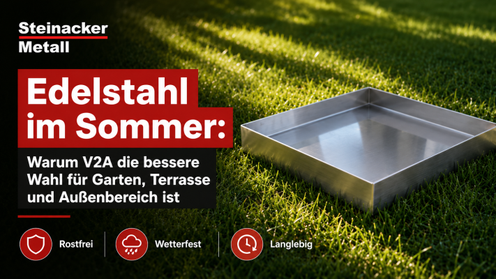 Edelstahl im Sommer: Warum V2A die bessere Wahl für Garten, Terrasse und Außenbereich ist - Edelstahl im Sommer: V2A für Garten, Terrasse &amp; Außenbereich