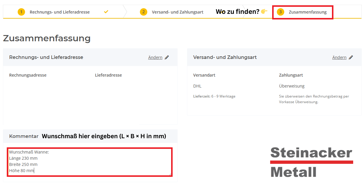 Edelstahl Wanne 2 mm V2A wasserdicht verschweißt gebürstete Oberfläche Industriequalität