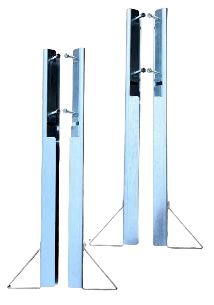 Feste Biertischerhöhung aus V2A-Edelstahl mit 35 cm Erhöhung