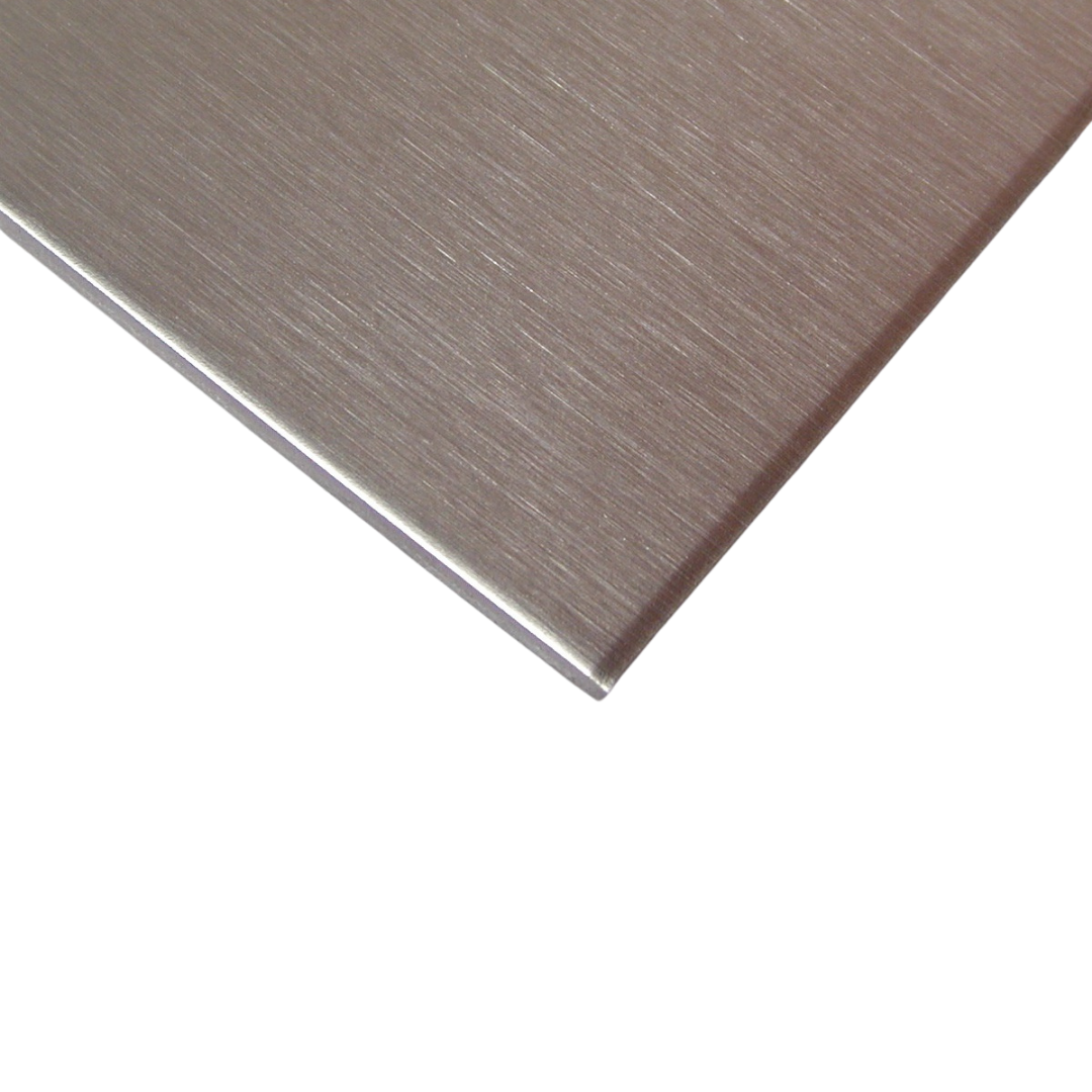 1 Mm Edelstahlblech 1.4301 – Einseitig Gebürstet, 150 X 100 Mm, Mit Schutzfolie, V2A – Für Industrie, Handwerk & DIY