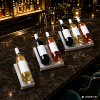 Weinhalter aus Edelstahl